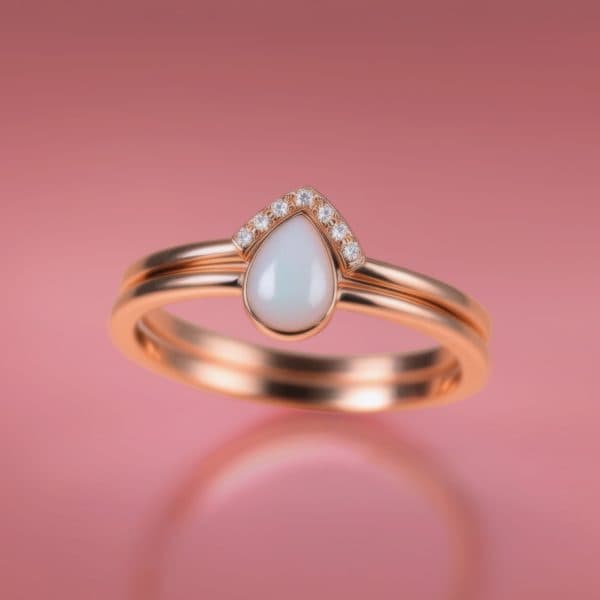 DIY Breast Milk KIT - Drop Shaped “Together” Ring & Stacking Ring