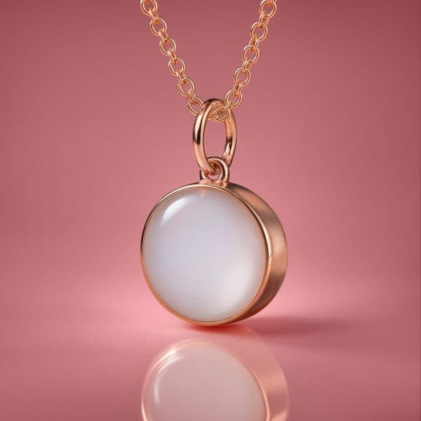 DIY Breast Milk KIT - Round 12mm Medallion Necklace “Circle of Life”