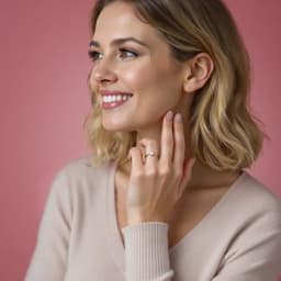 DIY Breast milk Box – Set: 18mm Necklace "Circle of Life" + Ring + Earrings - thumbnail 5