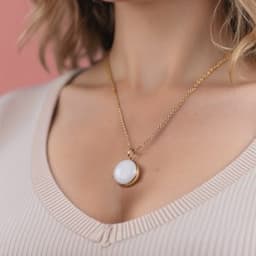 DIY Breast milk Box – Set: 18mm Necklace "Circle of Life" + Bracelet + Ring + Earrings - thumbnail 2